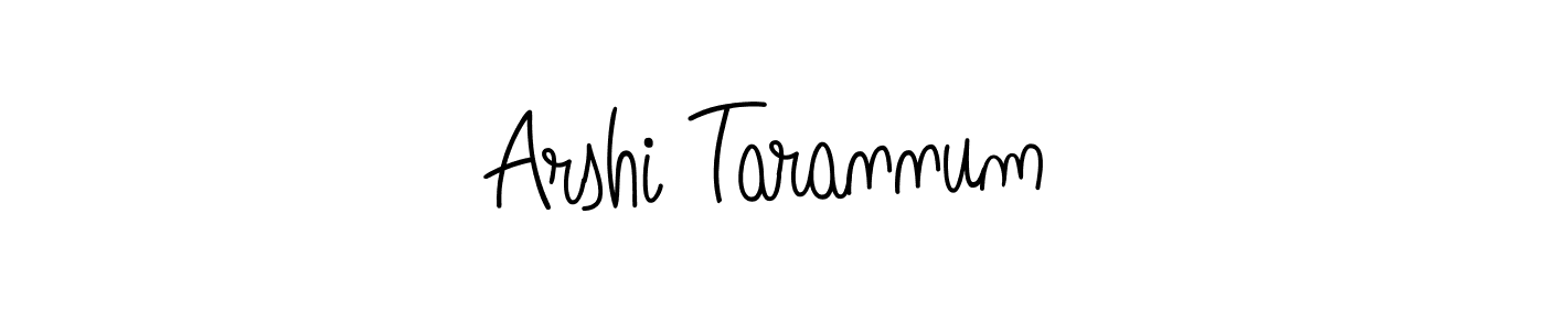 How to Draw Arshi Tarannum signature style? Angelique-Rose-font-FFP is a latest design signature styles for name Arshi Tarannum. Arshi Tarannum signature style 5 images and pictures png