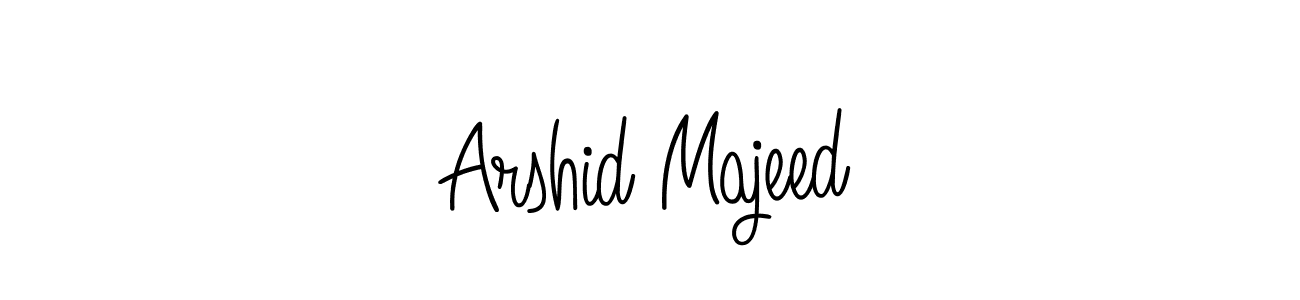 Create a beautiful signature design for name Arshid Majeed. With this signature (Angelique-Rose-font-FFP) fonts, you can make a handwritten signature for free. Arshid Majeed signature style 5 images and pictures png