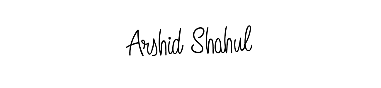 Angelique-Rose-font-FFP is a professional signature style that is perfect for those who want to add a touch of class to their signature. It is also a great choice for those who want to make their signature more unique. Get Arshid Shahul name to fancy signature for free. Arshid Shahul signature style 5 images and pictures png
