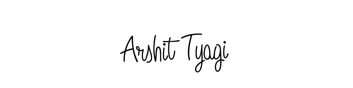 Design your own signature with our free online signature maker. With this signature software, you can create a handwritten (Angelique-Rose-font-FFP) signature for name Arshit Tyagi. Arshit Tyagi signature style 5 images and pictures png