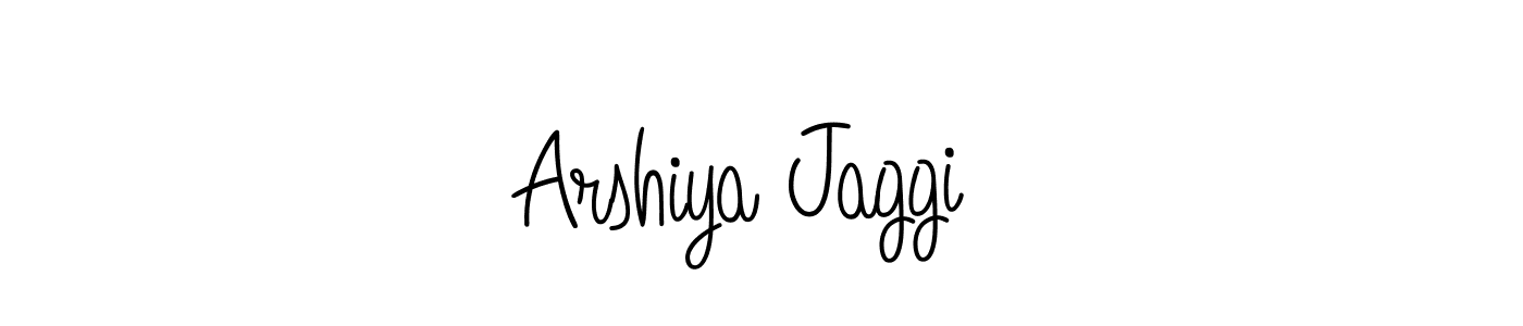 Also we have Arshiya Jaggi  name is the best signature style. Create professional handwritten signature collection using Angelique-Rose-font-FFP autograph style. Arshiya Jaggi  signature style 5 images and pictures png