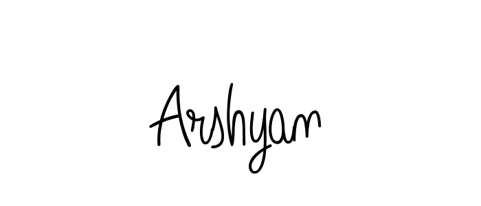 The best way (Angelique-Rose-font-FFP) to make a short signature is to pick only two or three words in your name. The name Arshyan include a total of six letters. For converting this name. Arshyan signature style 5 images and pictures png