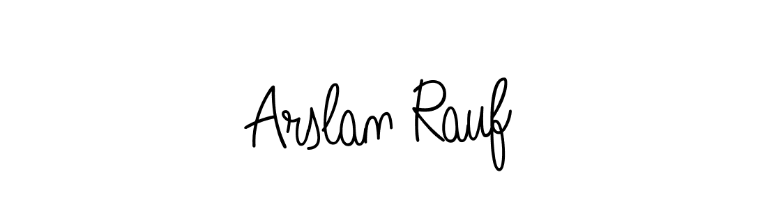 Create a beautiful signature design for name Arslan Rauf. With this signature (Angelique-Rose-font-FFP) fonts, you can make a handwritten signature for free. Arslan Rauf signature style 5 images and pictures png