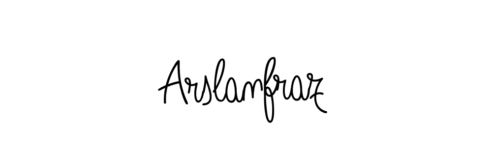 Design your own signature with our free online signature maker. With this signature software, you can create a handwritten (Angelique-Rose-font-FFP) signature for name Arslanfraz. Arslanfraz signature style 5 images and pictures png