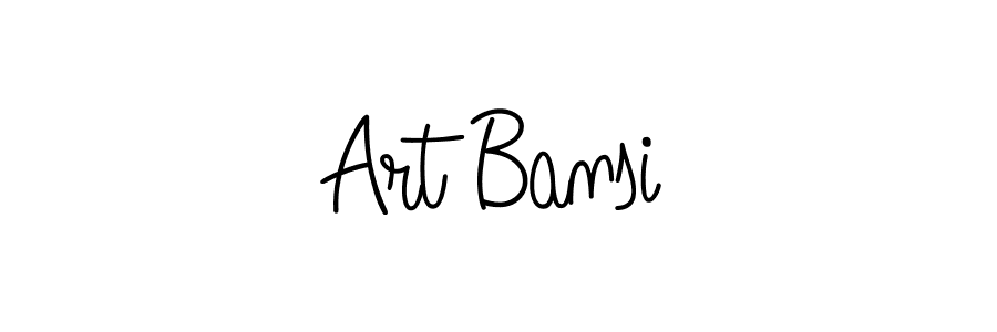 Also You can easily find your signature by using the search form. We will create Art Bansi name handwritten signature images for you free of cost using Angelique-Rose-font-FFP sign style. Art Bansi signature style 5 images and pictures png