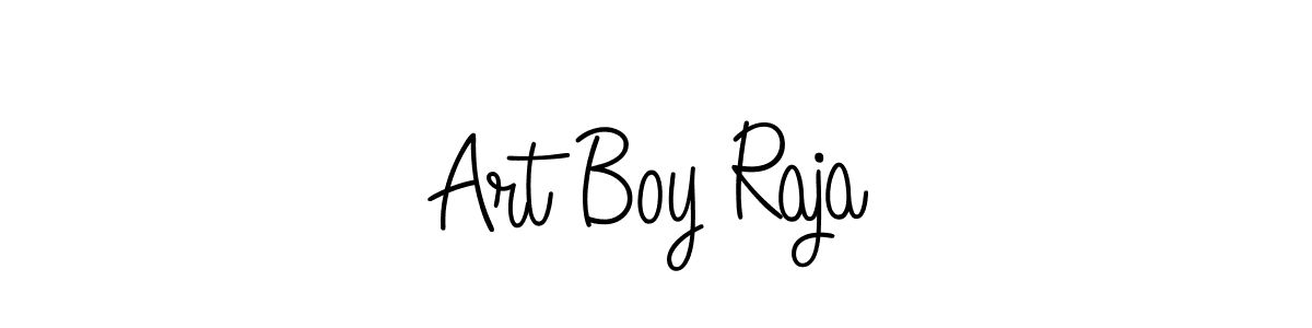 How to Draw Art Boy Raja signature style? Angelique-Rose-font-FFP is a latest design signature styles for name Art Boy Raja. Art Boy Raja signature style 5 images and pictures png
