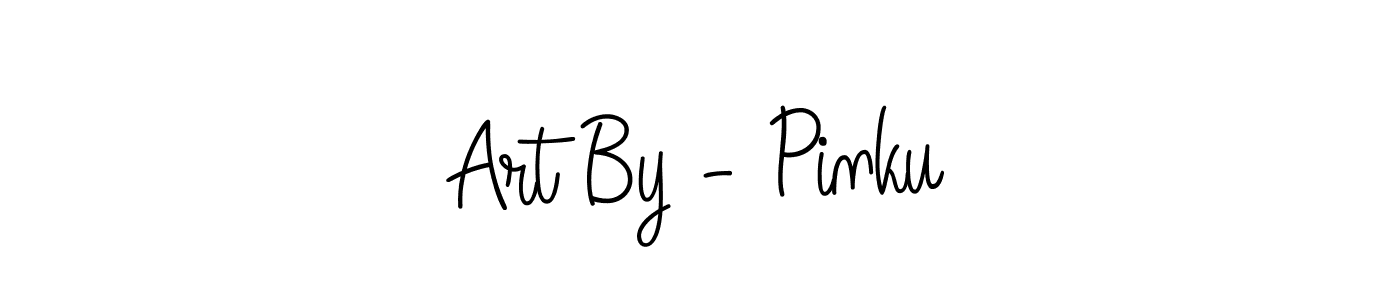 Check out images of Autograph of Art By - Pinku name. Actor Art By - Pinku Signature Style. Angelique-Rose-font-FFP is a professional sign style online. Art By - Pinku signature style 5 images and pictures png