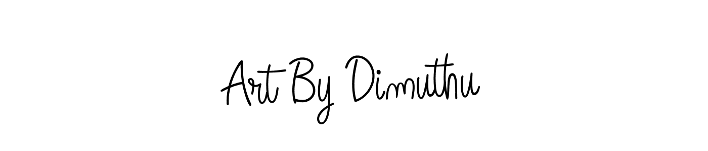 How to make Art By Dimuthu signature? Angelique-Rose-font-FFP is a professional autograph style. Create handwritten signature for Art By Dimuthu name. Art By Dimuthu signature style 5 images and pictures png