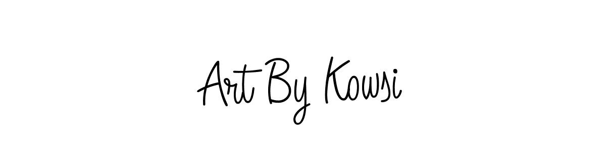 It looks lik you need a new signature style for name Art By Kowsi. Design unique handwritten (Angelique-Rose-font-FFP) signature with our free signature maker in just a few clicks. Art By Kowsi signature style 5 images and pictures png