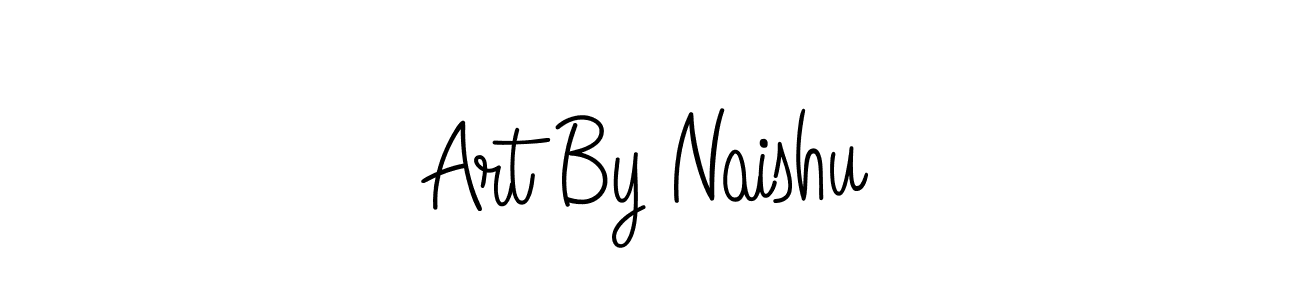 Make a beautiful signature design for name Art By Naishu. With this signature (Angelique-Rose-font-FFP) style, you can create a handwritten signature for free. Art By Naishu signature style 5 images and pictures png