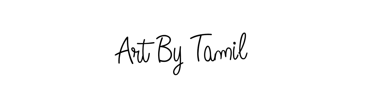 Also we have Art By Tamil name is the best signature style. Create professional handwritten signature collection using Angelique-Rose-font-FFP autograph style. Art By Tamil signature style 5 images and pictures png