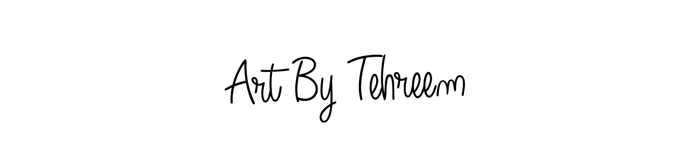 Make a beautiful signature design for name Art By Tehreem. With this signature (Angelique-Rose-font-FFP) style, you can create a handwritten signature for free. Art By Tehreem signature style 5 images and pictures png