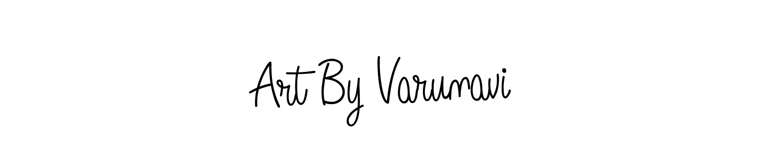 Use a signature maker to create a handwritten signature online. With this signature software, you can design (Angelique-Rose-font-FFP) your own signature for name Art By Varunavi. Art By Varunavi signature style 5 images and pictures png