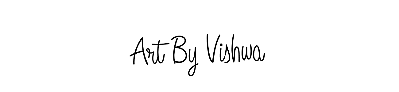 Best and Professional Signature Style for Art By Vishwa. Angelique-Rose-font-FFP Best Signature Style Collection. Art By Vishwa signature style 5 images and pictures png