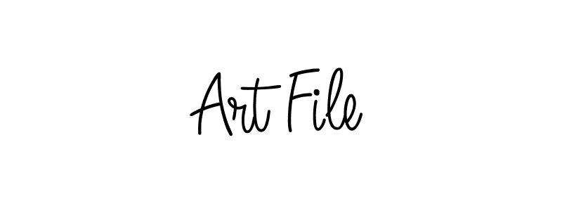 Use a signature maker to create a handwritten signature online. With this signature software, you can design (Angelique-Rose-font-FFP) your own signature for name Art File. Art File signature style 5 images and pictures png