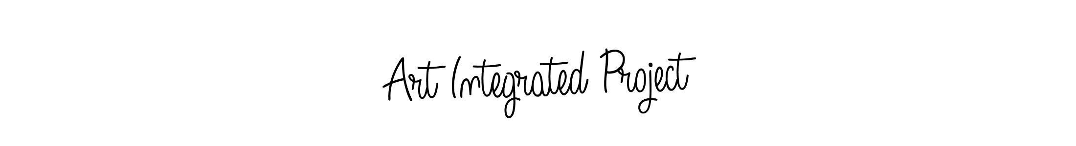 Make a beautiful signature design for name Art Integrated Project. With this signature (Angelique-Rose-font-FFP) style, you can create a handwritten signature for free. Art Integrated Project signature style 5 images and pictures png