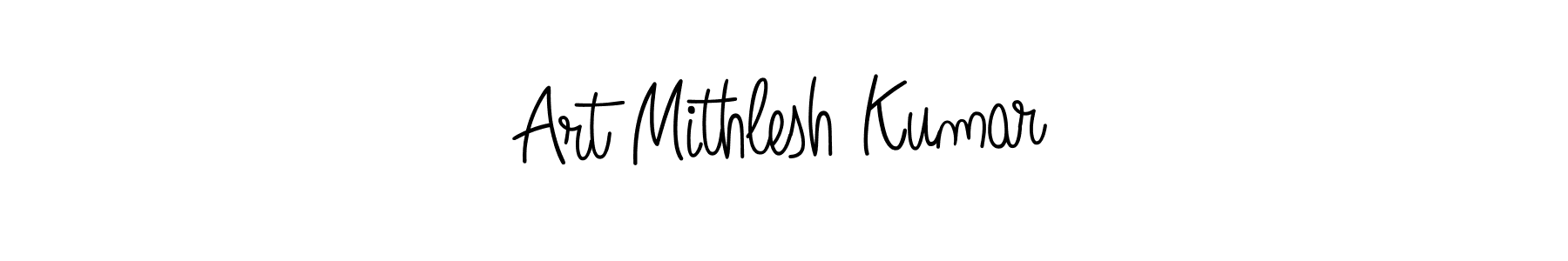 Once you've used our free online signature maker to create your best signature Angelique-Rose-font-FFP style, it's time to enjoy all of the benefits that Art Mithlesh Kumar name signing documents. Art Mithlesh Kumar signature style 5 images and pictures png