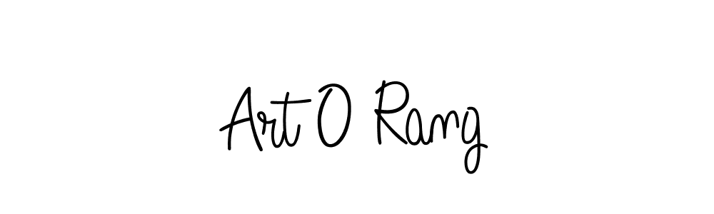 The best way (Angelique-Rose-font-FFP) to make a short signature is to pick only two or three words in your name. The name Art O Rang include a total of six letters. For converting this name. Art O Rang signature style 5 images and pictures png