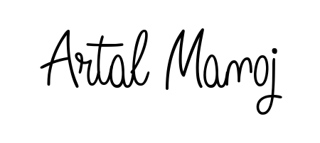Transform the name Artal Manoj into a signature masterpiece using Angelique-Rose-font-FFP font. Ideal for photographers, artists, and creators looking for watermarks. Artal Manoj signature style 5 images and pictures png