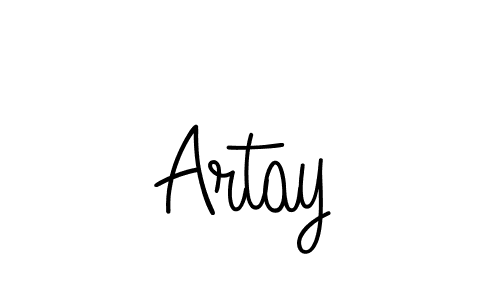 Design your own signature with our free online signature maker. With this signature software, you can create a handwritten (Angelique-Rose-font-FFP) signature for name Artay. Artay signature style 5 images and pictures png