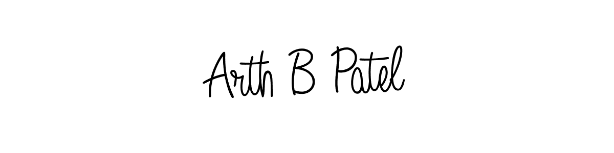 if you are searching for the best signature style for your name Arth B Patel. so please give up your signature search. here we have designed multiple signature styles  using Angelique-Rose-font-FFP. Arth B Patel signature style 5 images and pictures png