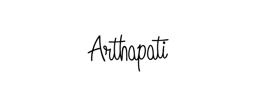 Arthapati stylish signature style. Best Handwritten Sign (Angelique-Rose-font-FFP) for my name. Handwritten Signature Collection Ideas for my name Arthapati. Arthapati signature style 5 images and pictures png