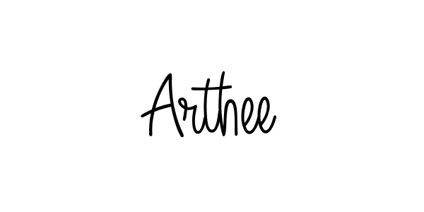 Make a beautiful signature design for name Arthee. Use this online signature maker to create a handwritten signature for free. Arthee signature style 5 images and pictures png