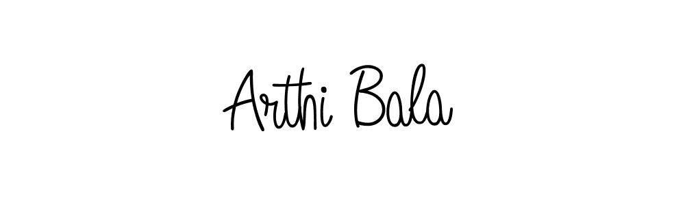 How to make Arthi Bala signature? Angelique-Rose-font-FFP is a professional autograph style. Create handwritten signature for Arthi Bala name. Arthi Bala signature style 5 images and pictures png