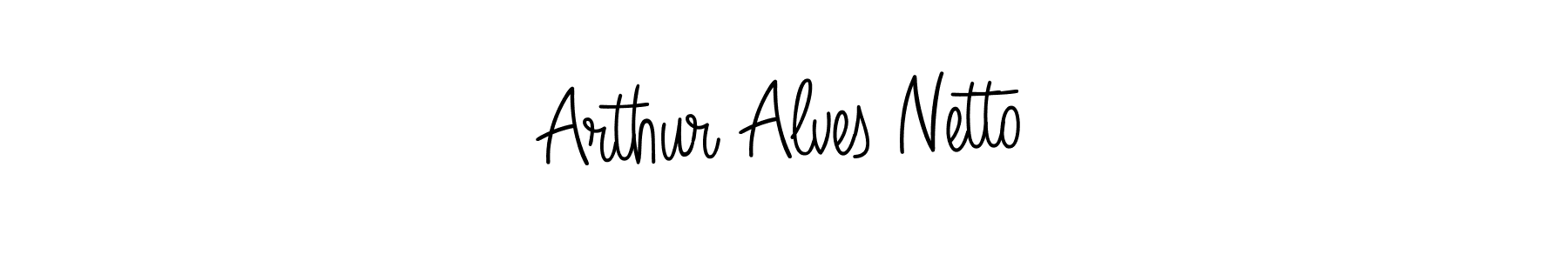 Create a beautiful signature design for name Arthur Alves Netto. With this signature (Angelique-Rose-font-FFP) fonts, you can make a handwritten signature for free. Arthur Alves Netto signature style 5 images and pictures png