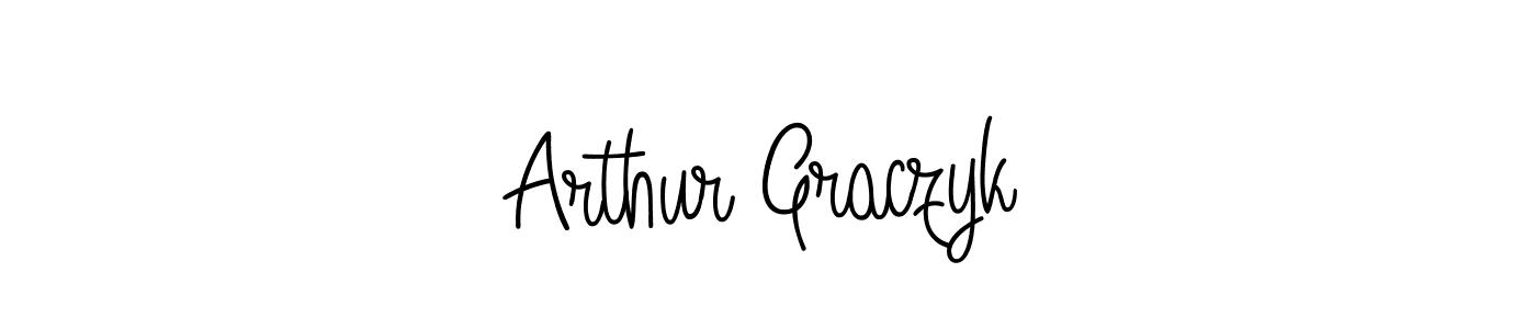 How to make Arthur Graczyk signature? Angelique-Rose-font-FFP is a professional autograph style. Create handwritten signature for Arthur Graczyk name. Arthur Graczyk signature style 5 images and pictures png