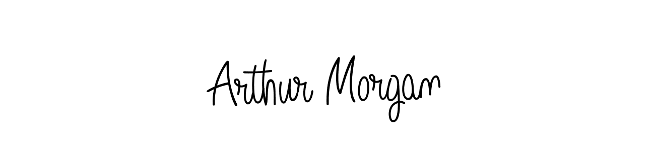 The best way (Angelique-Rose-font-FFP) to make a short signature is to pick only two or three words in your name. The name Arthur Morgan include a total of six letters. For converting this name. Arthur Morgan signature style 5 images and pictures png