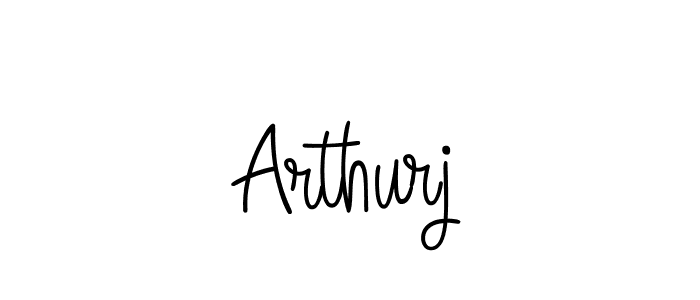 Create a beautiful signature design for name Arthurj. With this signature (Angelique-Rose-font-FFP) fonts, you can make a handwritten signature for free. Arthurj signature style 5 images and pictures png