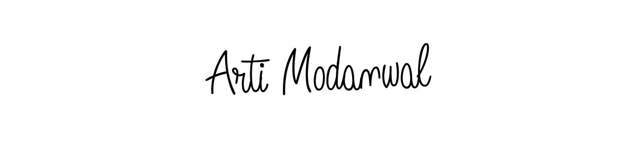 How to Draw Arti Modanwal signature style? Angelique-Rose-font-FFP is a latest design signature styles for name Arti Modanwal. Arti Modanwal signature style 5 images and pictures png