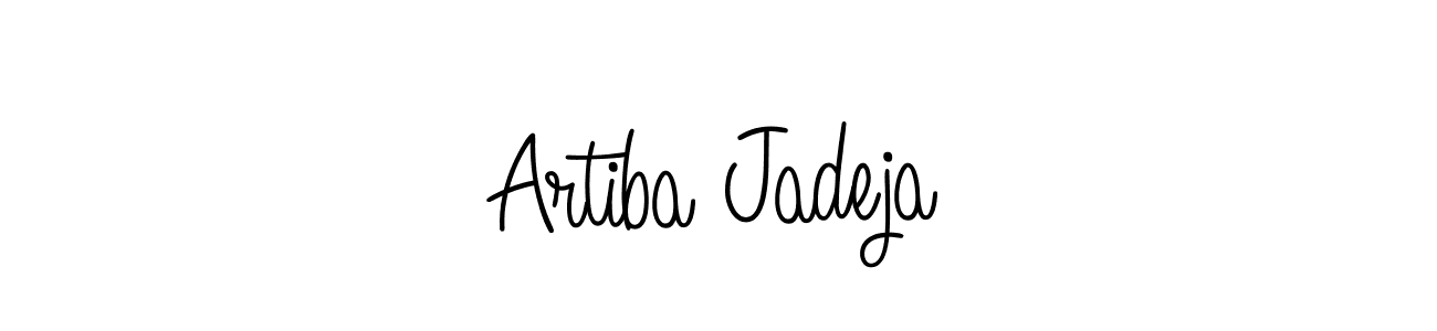 Make a short Artiba Jadeja signature style. Manage your documents anywhere anytime using Angelique-Rose-font-FFP. Create and add eSignatures, submit forms, share and send files easily. Artiba Jadeja signature style 5 images and pictures png