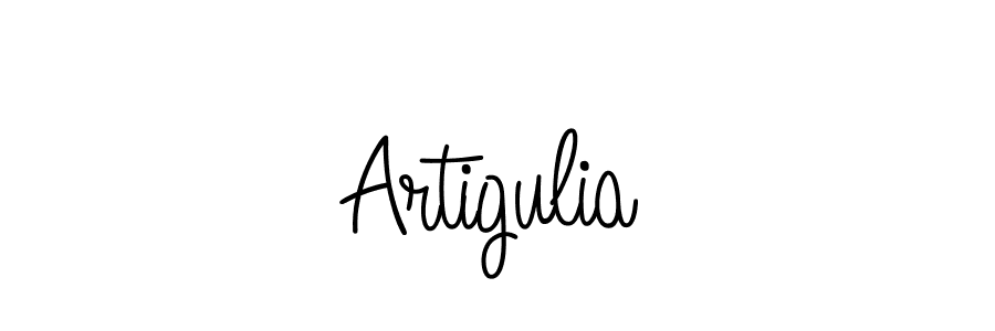 The best way (Angelique-Rose-font-FFP) to make a short signature is to pick only two or three words in your name. The name Artigulia include a total of six letters. For converting this name. Artigulia signature style 5 images and pictures png