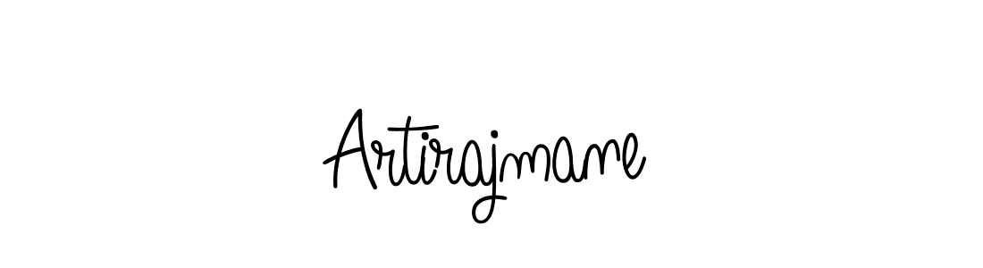 Make a beautiful signature design for name Artirajmane. With this signature (Angelique-Rose-font-FFP) style, you can create a handwritten signature for free. Artirajmane signature style 5 images and pictures png