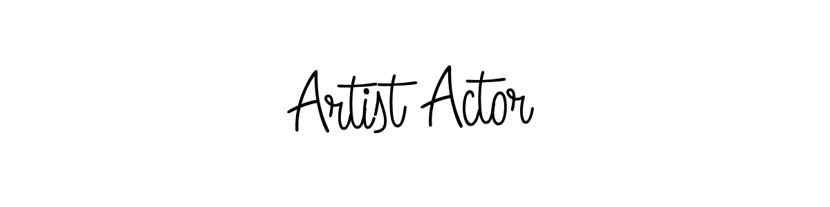 How to make Artist Actor signature? Angelique-Rose-font-FFP is a professional autograph style. Create handwritten signature for Artist Actor name. Artist Actor signature style 5 images and pictures png