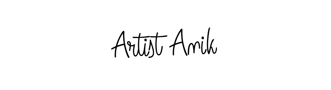 Also You can easily find your signature by using the search form. We will create Artist Anik name handwritten signature images for you free of cost using Angelique-Rose-font-FFP sign style. Artist Anik signature style 5 images and pictures png