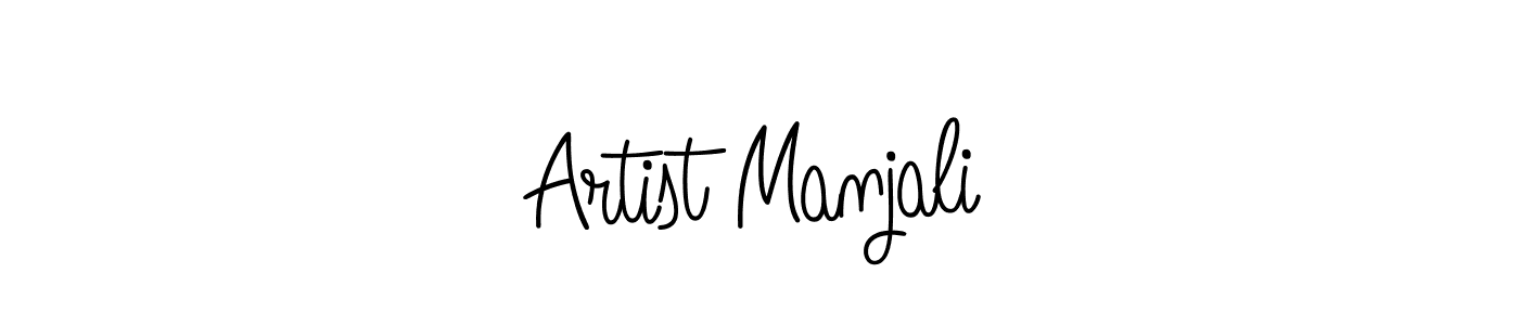 Also You can easily find your signature by using the search form. We will create Artist Manjali name handwritten signature images for you free of cost using Angelique-Rose-font-FFP sign style. Artist Manjali signature style 5 images and pictures png