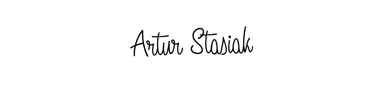 The best way (Angelique-Rose-font-FFP) to make a short signature is to pick only two or three words in your name. The name Artur Stasiak include a total of six letters. For converting this name. Artur Stasiak signature style 5 images and pictures png
