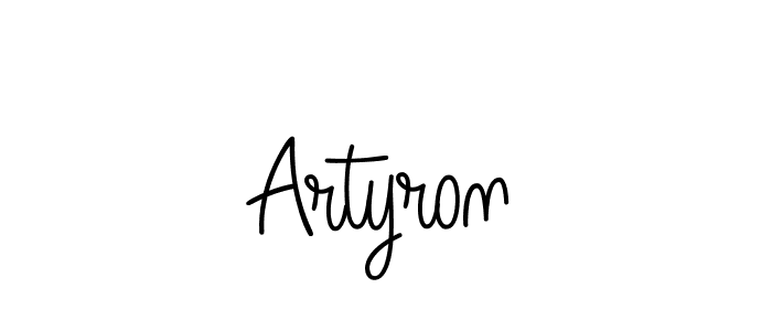 Once you've used our free online signature maker to create your best signature Angelique-Rose-font-FFP style, it's time to enjoy all of the benefits that Artyron name signing documents. Artyron signature style 5 images and pictures png