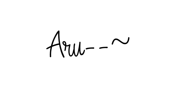 Similarly Angelique-Rose-font-FFP is the best handwritten signature design. Signature creator online .You can use it as an online autograph creator for name Aru--~. Aru--~ signature style 5 images and pictures png