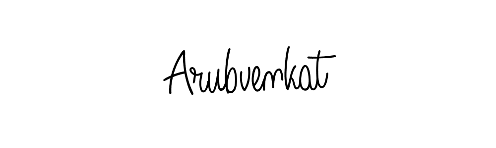 Make a beautiful signature design for name Arubvenkat. With this signature (Angelique-Rose-font-FFP) style, you can create a handwritten signature for free. Arubvenkat signature style 5 images and pictures png