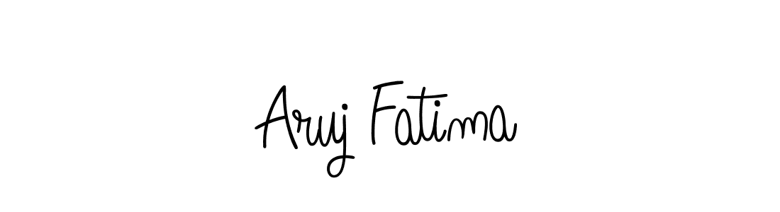 How to make Aruj Fatima signature? Angelique-Rose-font-FFP is a professional autograph style. Create handwritten signature for Aruj Fatima name. Aruj Fatima signature style 5 images and pictures png