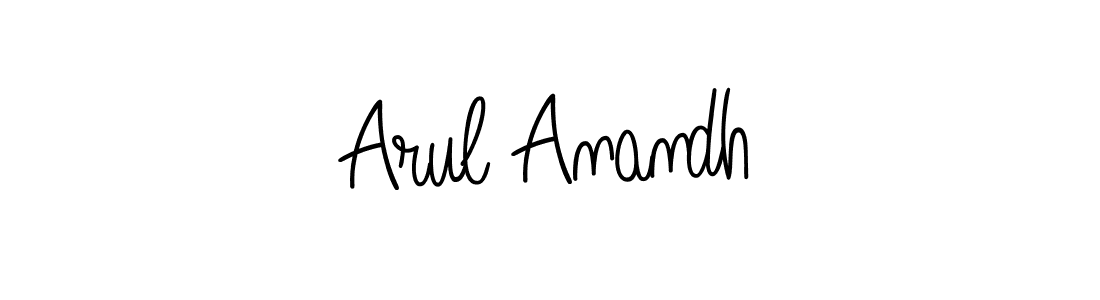 The best way (Angelique-Rose-font-FFP) to make a short signature is to pick only two or three words in your name. The name Arul Anandh include a total of six letters. For converting this name. Arul Anandh signature style 5 images and pictures png