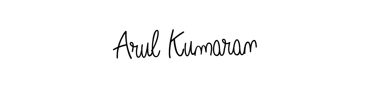 You can use this online signature creator to create a handwritten signature for the name Arul Kumaran. This is the best online autograph maker. Arul Kumaran signature style 5 images and pictures png