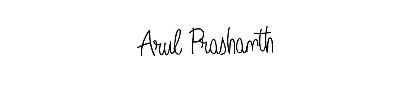 Make a beautiful signature design for name Arul Prashanth. With this signature (Angelique-Rose-font-FFP) style, you can create a handwritten signature for free. Arul Prashanth signature style 5 images and pictures png