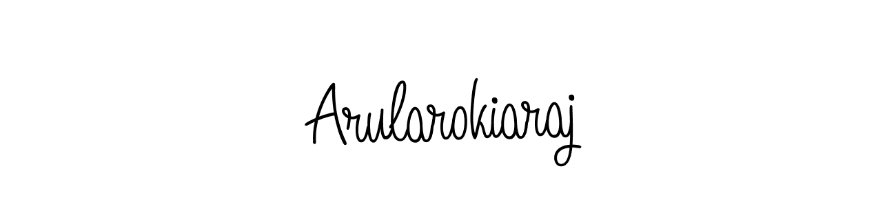 Design your own signature with our free online signature maker. With this signature software, you can create a handwritten (Angelique-Rose-font-FFP) signature for name Arularokiaraj. Arularokiaraj signature style 5 images and pictures png