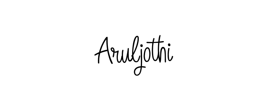 How to Draw Aruljothi signature style? Angelique-Rose-font-FFP is a latest design signature styles for name Aruljothi. Aruljothi signature style 5 images and pictures png