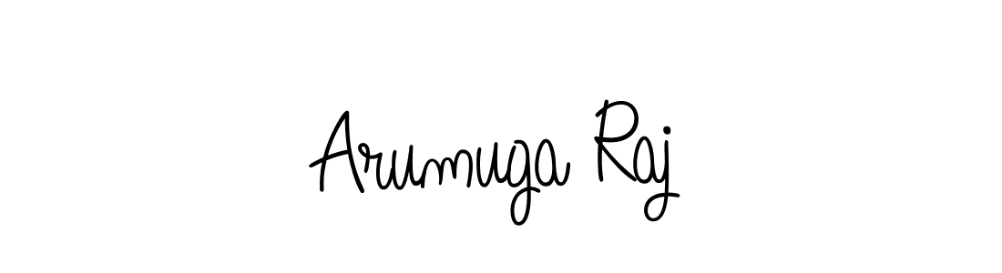 Design your own signature with our free online signature maker. With this signature software, you can create a handwritten (Angelique-Rose-font-FFP) signature for name Arumuga Raj. Arumuga Raj signature style 5 images and pictures png